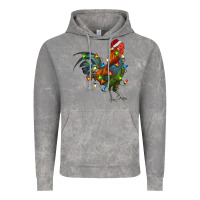 Cloud Rock Christmas Lights Rooster Vintage Hoodie - RanaPortraitStore