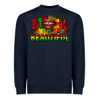 Navy black and beautiful Heavyweight Sweatshirt - CowGirlArtShop