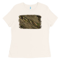Bone Camouflage Glitter Background Ladies Tee - Jasminsmagicworld
