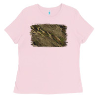 Bubblegum Pink Camouflage Glitter Background Ladies Tee - Jasminsmagicworld