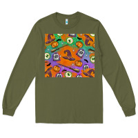 Army Green Halloween Long Sleeve Tee - texasbilliewilder