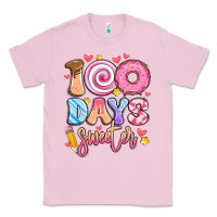Bubblegum Pink 100 days sweeter Classic Tee - Artiststas