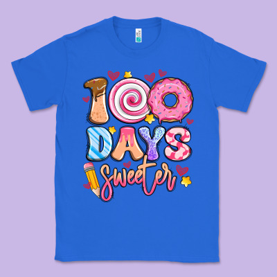 100 Days Sweeter Classic Tee Designed By Artiststas