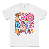 White 100 days sweeter Classic Tee - Artiststas