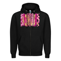 Black Cancer Brushstroke Zipper Hoodie - FaDigitalArtStudio