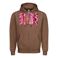 Chestnut Cancer Brushstroke Zipper Hoodie - FaDigitalArtStudio