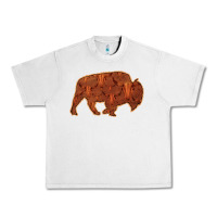 Lunar Rock Bison Silhouette Red Skull Urban Heavy Tee - Bettercallsaul