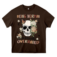 Chocolate Brown being normal is painfully overrated Heavy Core Tee - MaliasSmallBusiness