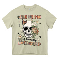Mossy being normal is painfully overrated Heavy Core Tee - MaliasSmallBusiness