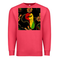Cardinal African Freedom Seamless Pattern Premium Sweatshirt - BundleAndBundleShop