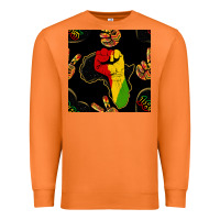 Carrot African Freedom Seamless Pattern Premium Sweatshirt - BundleAndBundleShop
