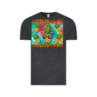 Vintage Black summer pineapple Vintage Tee - BarkalooDesign