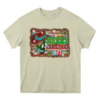 Mossy merry christmas western boots Heavy Core Tee - AdoDesignShop