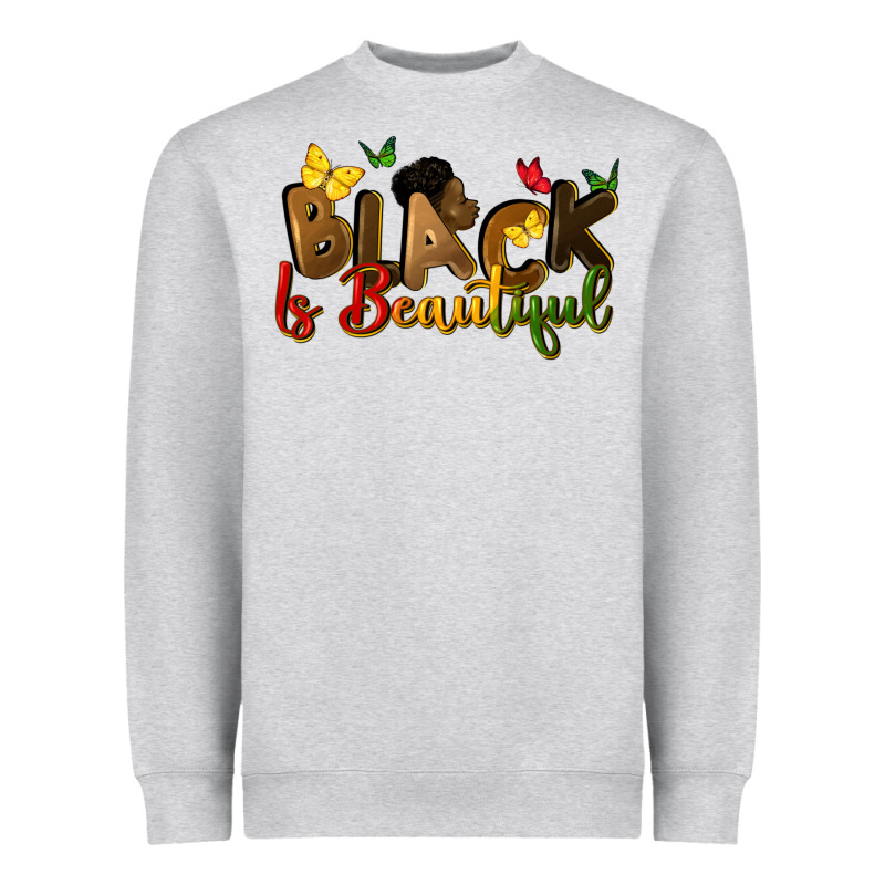 Black Is Beautiful Heavyweight Sweatshirt by CowGirlArtShop | Teevron