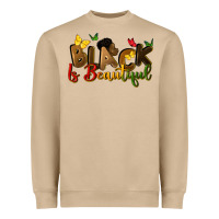 Mushroom black is beautiful Heavyweight Sweatshirt - CowGirlArtShop
