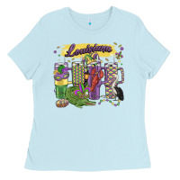 Baby Blue obsessive cup disorder mardi gras Ladies Tee - MaliasSmallBusiness