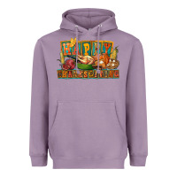 Lavender happy thanksgiving Heavyweight Hoodie - FaDigitalArtStudio