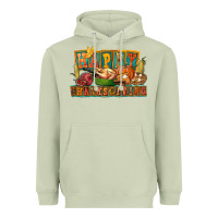 Matcha happy thanksgiving Heavyweight Hoodie - FaDigitalArtStudio