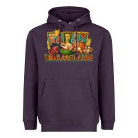 Plum happy thanksgiving Heavyweight Hoodie - FaDigitalArtStudio
