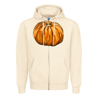 Sandshell Pumpkin Zipper Hoodie - FaDigitalArtStudio