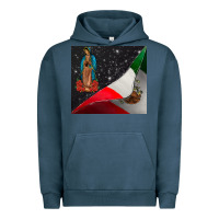 Pigment Midnight Navy our lady graduap Urban Hoodie - CowhideDigitalArt