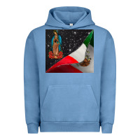 Pigment Pebble Blue our lady graduap Urban Hoodie - CowhideDigitalArt