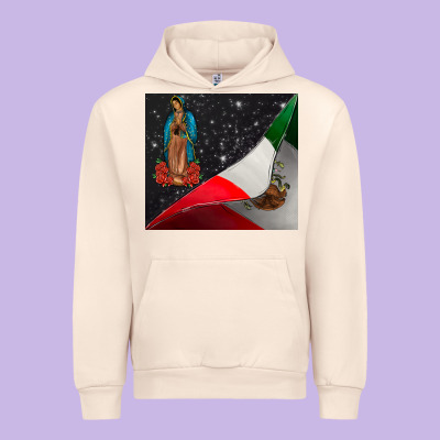 Our Lady Graduap Urban Hoodie Designed By Cowhidedigitalart