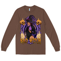 Chestnut Bad Witch Black Woman Long Sleeve Tee - texasbilliewilder