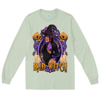 Matcha Bad Witch Black Woman Long Sleeve Tee - texasbilliewilder