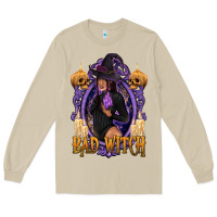 Mushroom Bad Witch Black Woman Long Sleeve Tee - texasbilliewilder