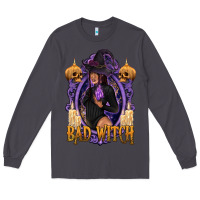 Smoke Bad Witch Black Woman Long Sleeve Tee - texasbilliewilder