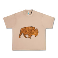 Burro Western Vintage Bison Silhouette Urban Heavy Tee - Bettercallsaul