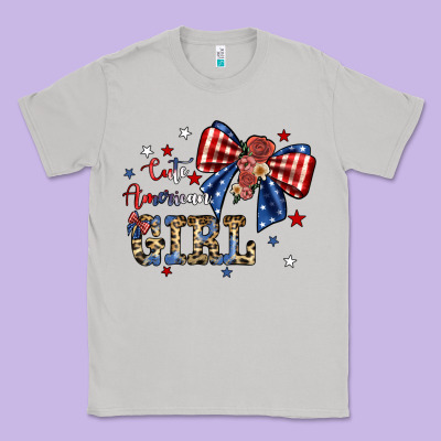Cute American Girl Classic Tee Designed By Jahusdesignshop