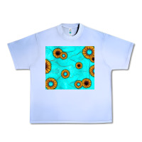 Grape Ice turquoise gemstone sunflower Urban Heavy Tee - JahusDesignShop