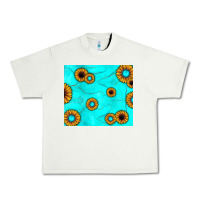 Pistachio turquoise gemstone sunflower Urban Heavy Tee - JahusDesignShop
