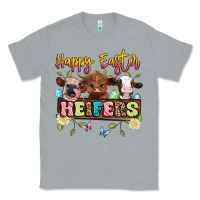 Heather Grey happy easter heifers Classic Tee - Artiststas