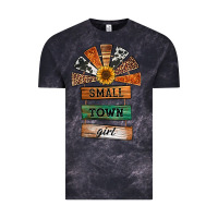 Cloud Black small town girl western windmill wooden boards Vintage Tee - Jasminsmagicworld