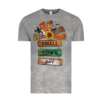 Small Town Girl Western Windmill Wooden Boards Vintage Tee | Teevron
