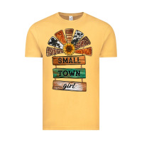Vintage Mustard small town girl western windmill wooden boards Vintage Tee - Jasminsmagicworld