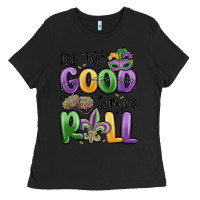 Black let the good times roll Ladies Tee - MaliasSmallBusiness