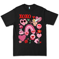 Black cute valentines day Premium Tee - MaliasSmallBusiness