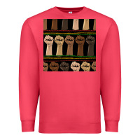 Cardinal melanin rised fist seamless pattern Premium Sweatshirt - BundleAndBundleShop