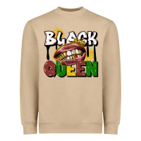 Black Queen Heavyweight Sweatshirt | Teevron