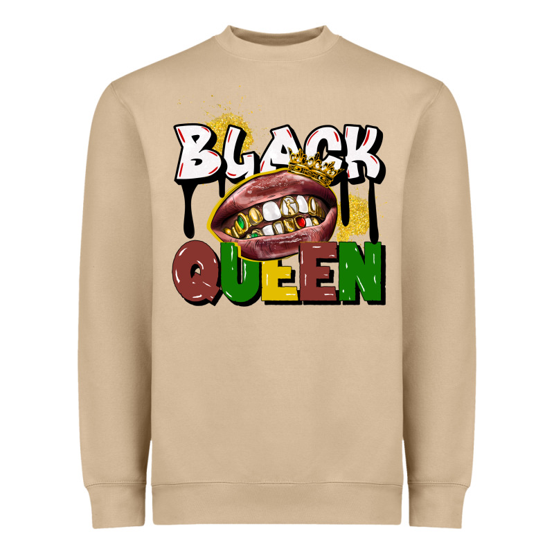 Black Queen Heavyweight Sweatshirt by CowGirlArtShop | Teevron