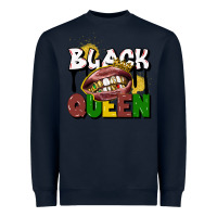 Navy black queen Heavyweight Sweatshirt - CowGirlArtShop