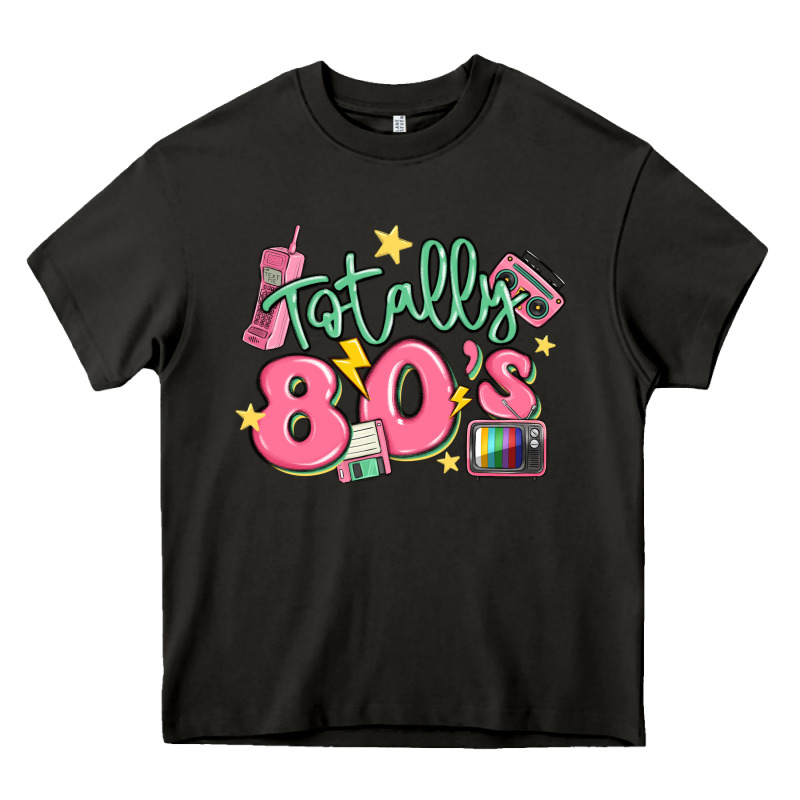Totally 80s Retro Vintage Heavy Core Tee by MaliasSmallBusiness | Teevron
