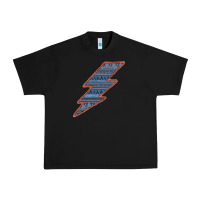 Black Western Orange Border Aztec Lightning Urban Heavy Tee - Bettercallsaul