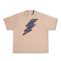 Burro Western Orange Border Aztec Lightning Urban Heavy Tee - Bettercallsaul