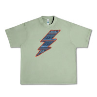 Oil Green Western Orange Border Aztec Lightning Urban Heavy Tee - Bettercallsaul