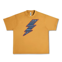Peanut Butter Western Orange Border Aztec Lightning Urban Heavy Tee - Bettercallsaul